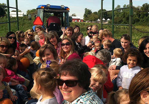 School tours emphasize hands-on, fun learning experiences for kids at Paulus Farm Market for locally grown fresh fruits and vegetables in Mechanicsburg, Pennsylvania, near Harrisburg and Carlisle.
